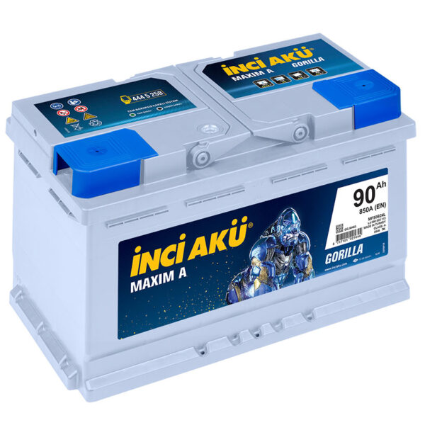 İnci Akü Maxim A Gorilla (Ters Kutup) 1011177 Volt 12 Kapasite (Ah) (C20) 90