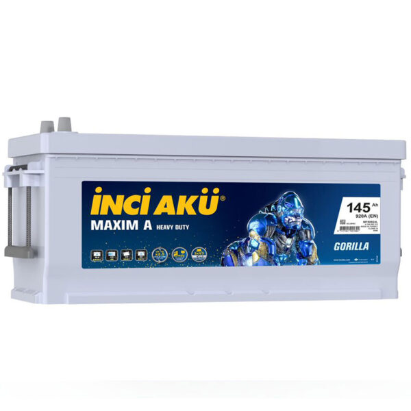 İnci Akü Maxim A Gorilla 1014067 Volt 12 Kapasite (Ah) (C20) 145